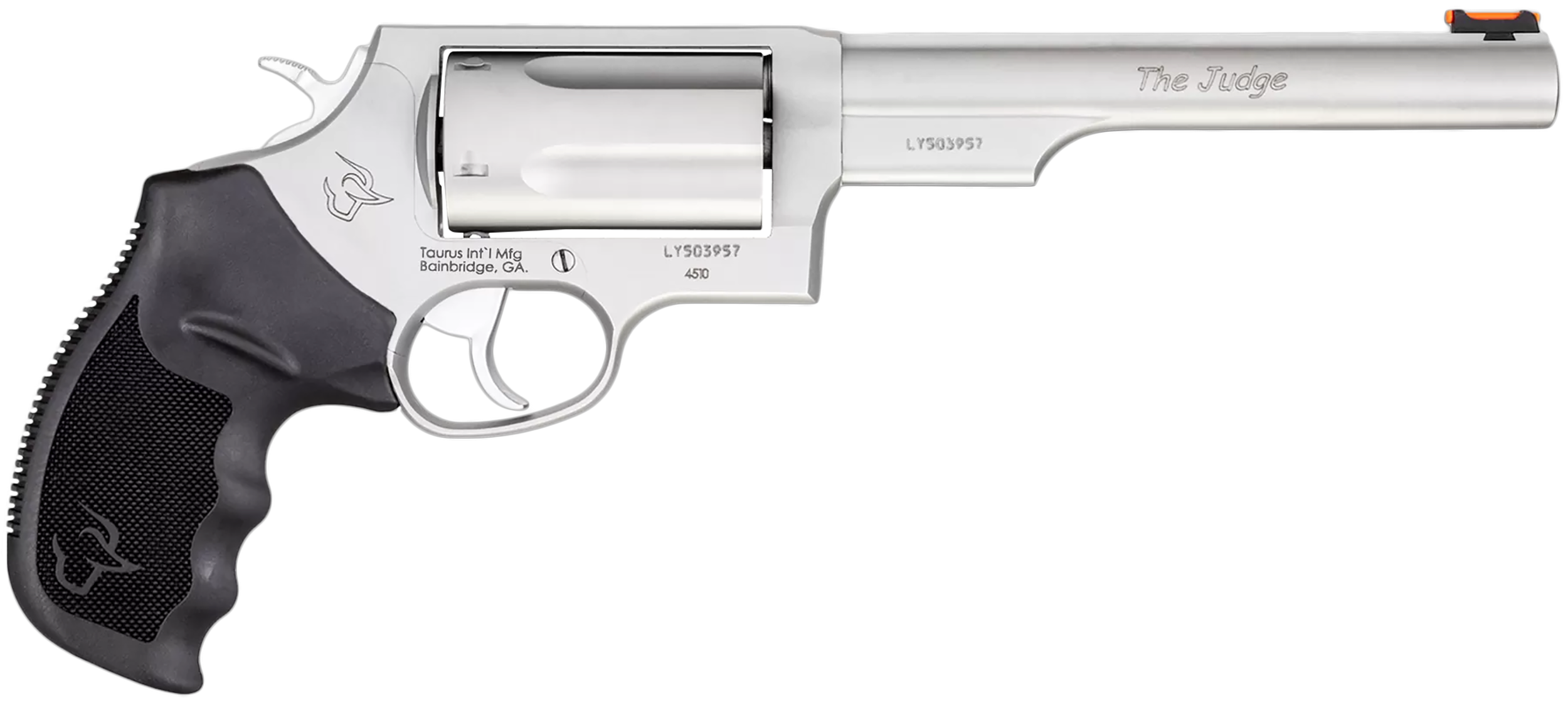 Taurus Judge 45 Colt / 410 Bore 6.5" 5-Shot DA/SA Revolver - Matte Stainless