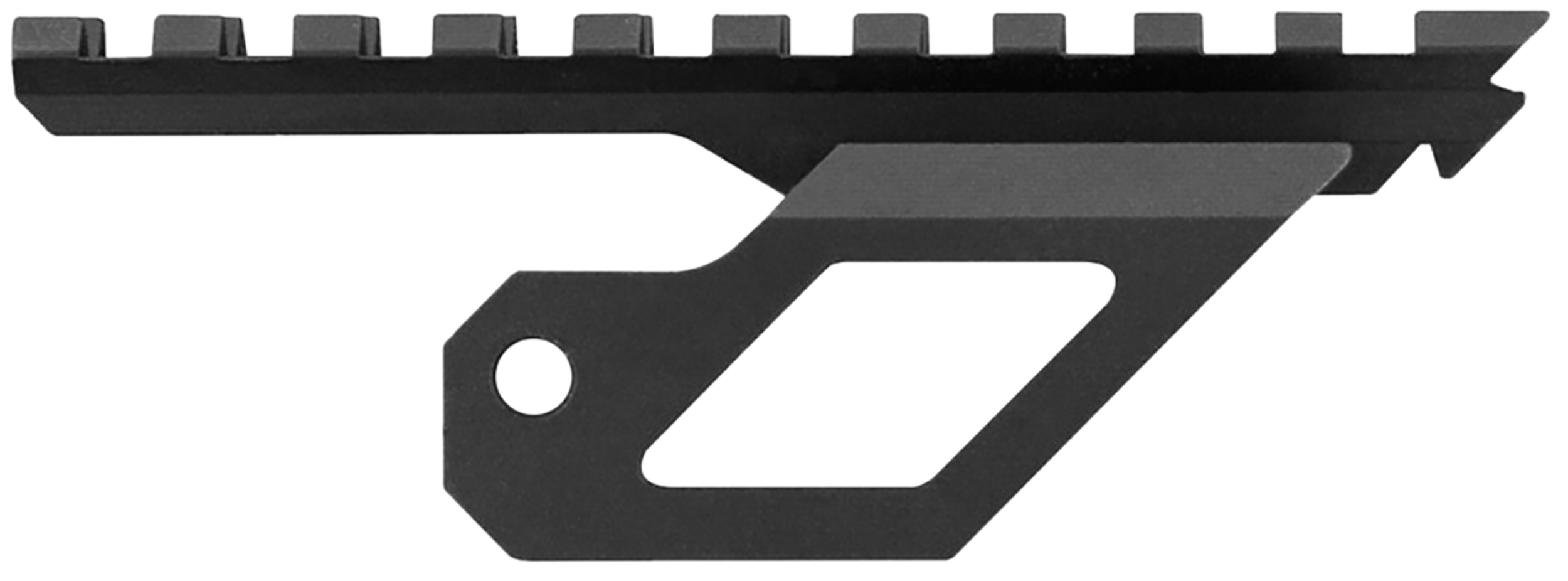 Aim Sports M1402 M-14/M1A Scope Mount V2 Low Profile Side Mount 6061-T6 Aluminum Black Anodized