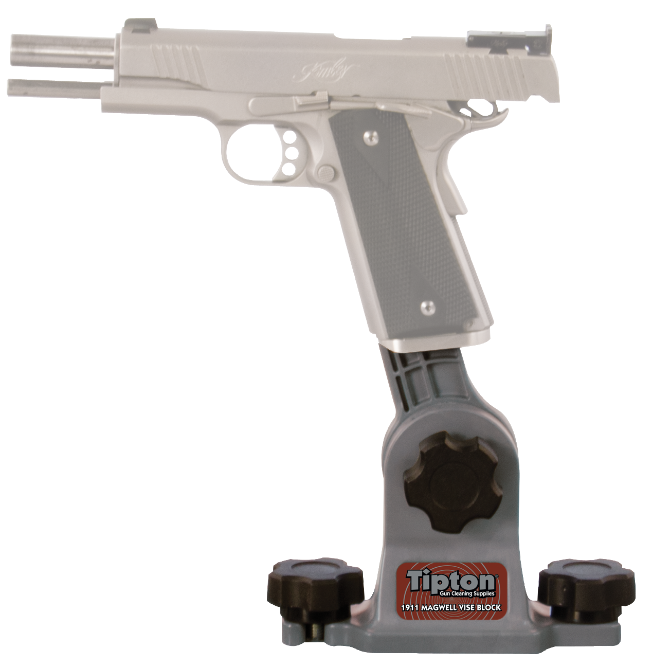 Tipton 558080 1911 Mag Well Vise Block Gun Vise Gray/Red Polymer