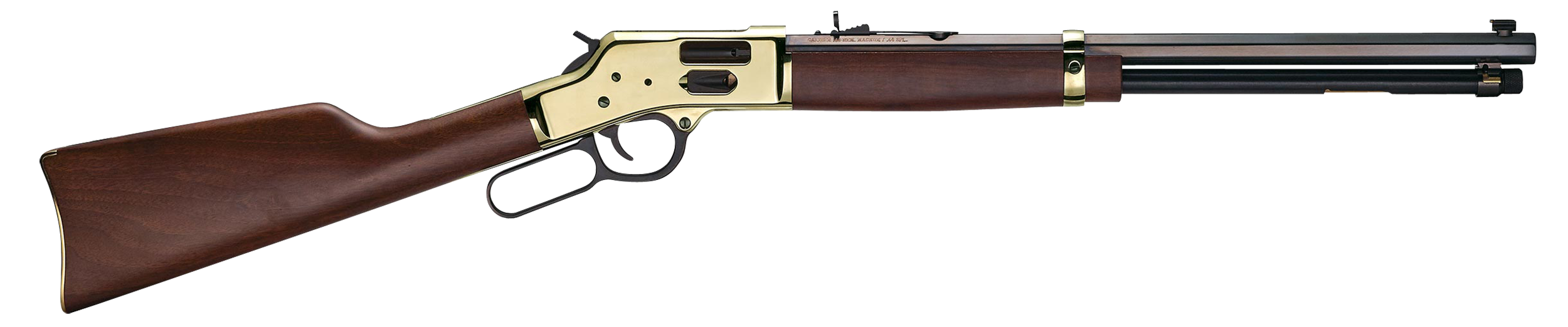 Henry Big Boy Brass Side Gate 357 Mag/38 Special 20" 10+1 Lever Action Rifle - American Walnut, Octagon Barrel