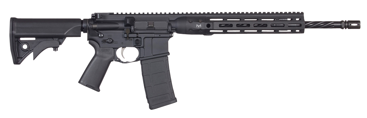 LWRC Individual Carbine DI 5.56x45mm NATO 16.10" 30+1 Semi-Auto Rifle - Black