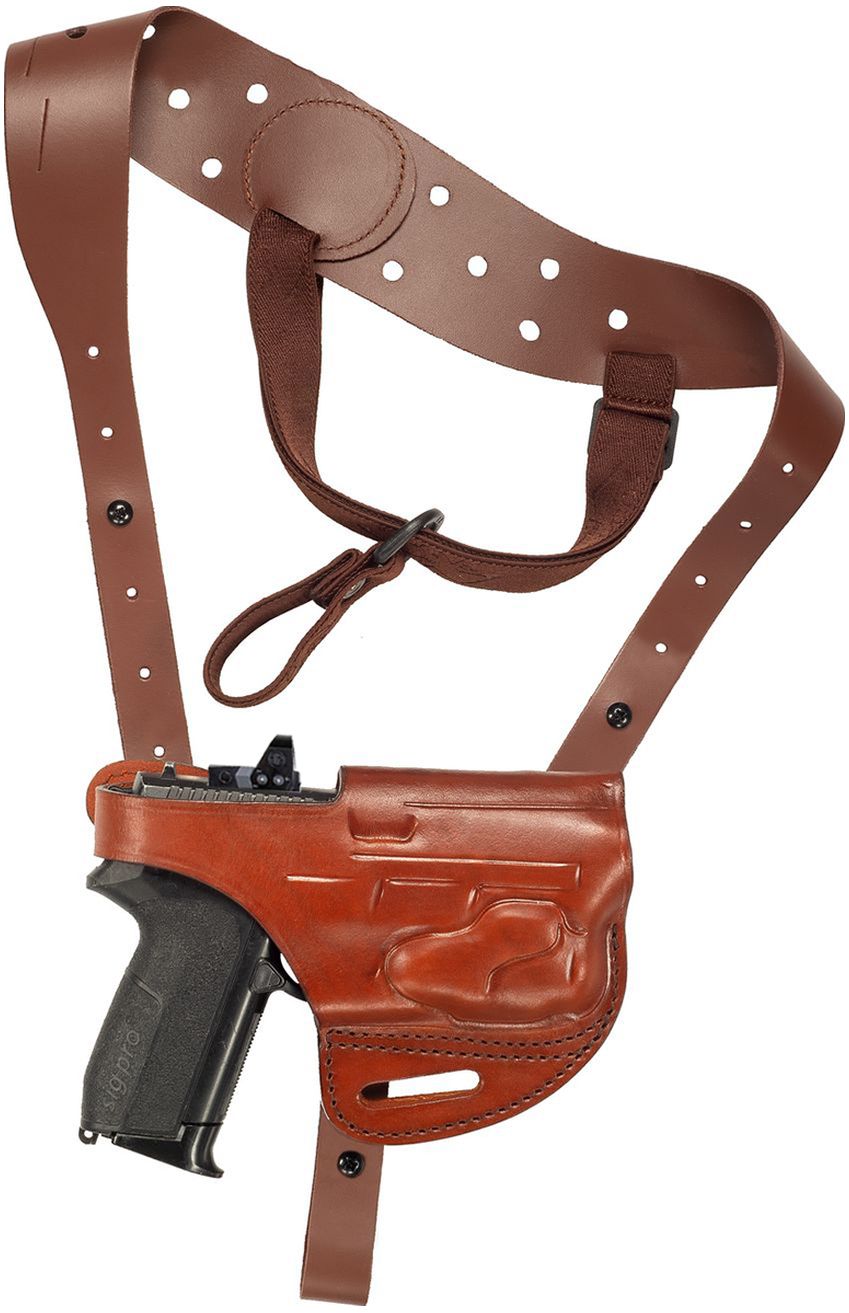 Horizontal Leather Shoulder Holster (Light/Laser & Red Dot)