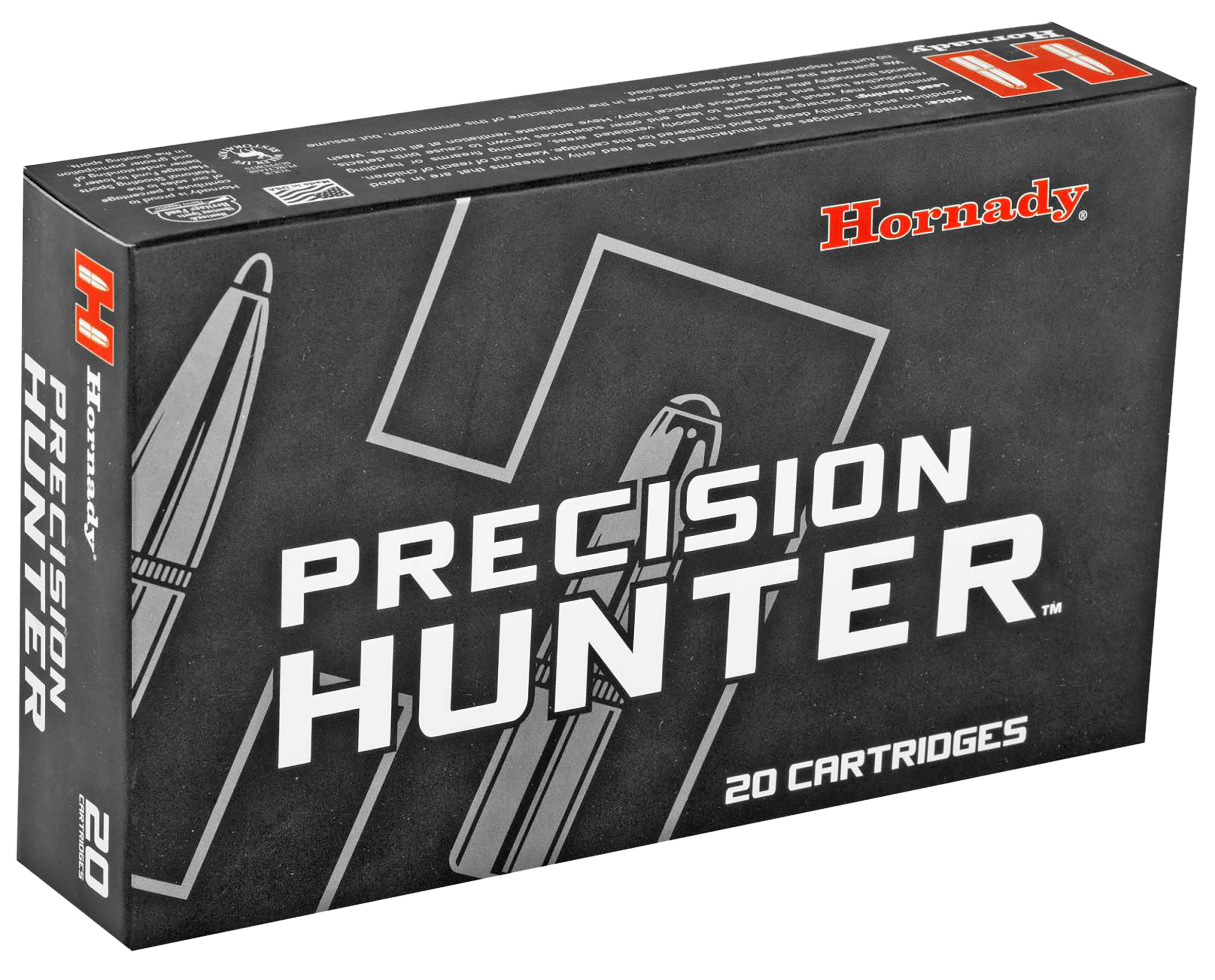 Hornady Precision Hunter Rifle Ammunition 82213, 300 Weatherby Mag, ELD-X, 200 GR, 2960 fps, 20 Rd/Bx