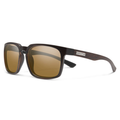 Suncloud Hundo Polarized Sunglasses –Burnished Brown/Polarized Brown Lens