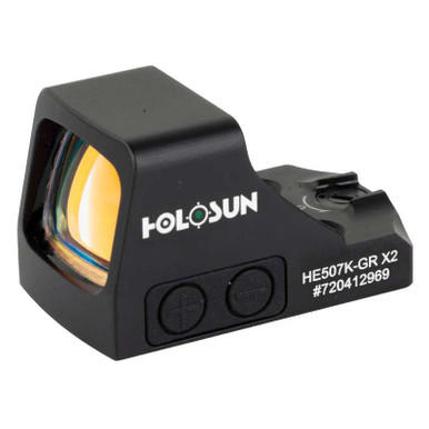 Holosun 507K-X2 Green Dot 32 MOA Ring & 2 MOA Dot Shake Awake Sight