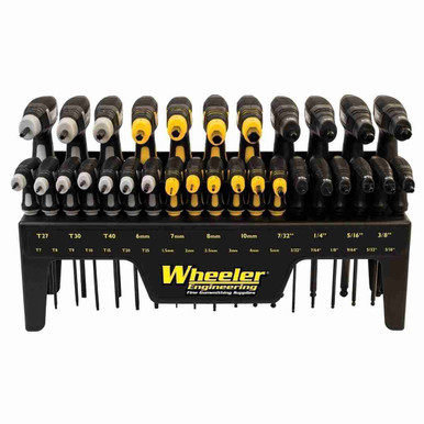 Wheeler 30 Piece P-handle Metric-Hex-Torx Driver Gunsmith Set