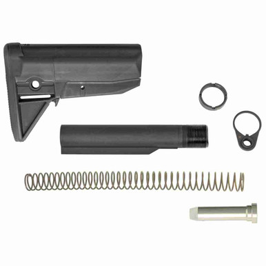 BCM Gunfighter Mod 0 AR-15 Stock Kit — Black, Mil-Spec Carbine