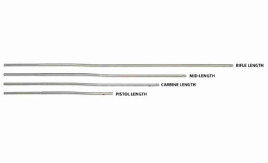 15" Rifle Length Stainless Steel Gas Tube for .223/5.56