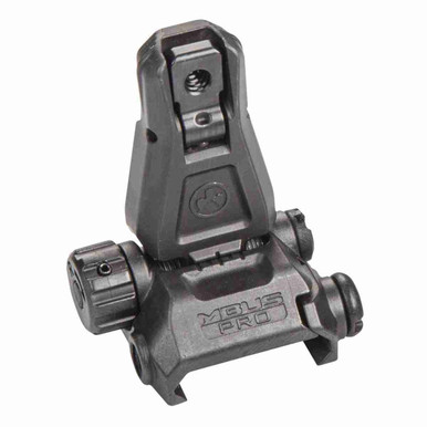 Magpul MBUS Pro Black Steel Rear Flip Sight