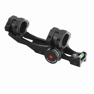25.4mm 30mm Offset Scope Rings Mount with Bubble Level and Cosine Angle Indicator Kit
