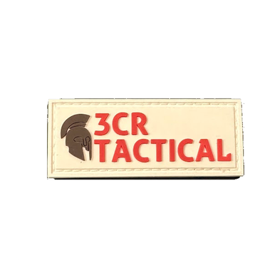 3CR Tactical PVC Patch - Hook and Loop Backing