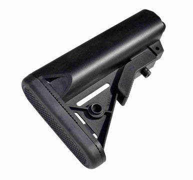 Mil-Spec Adjustable Buttstock with Slim Rubber Shoulder Recoil Pad