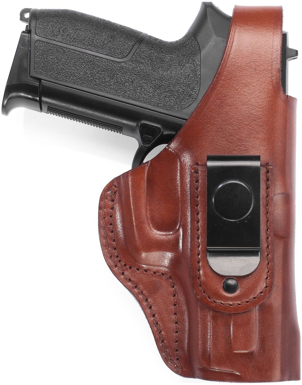 Leather IWB Holster w Clip