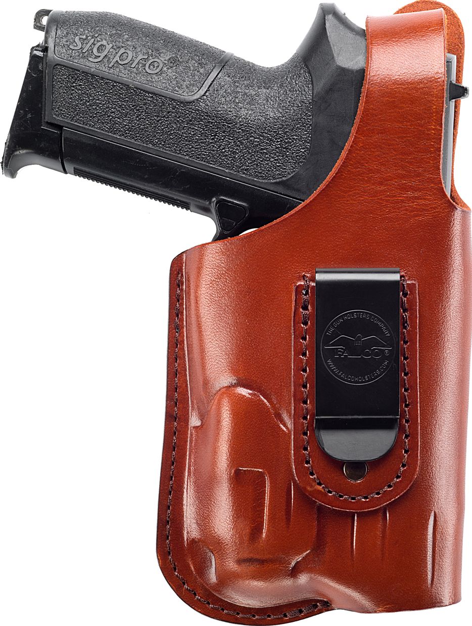 Leather IWB Holster w Clip (Light/Laser)