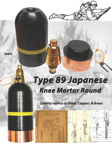 Japanese Knee Mortar Round Inert