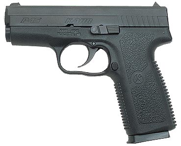 KAHR ARMS P45 45ACP BLACK SS/POLY 6+1 # W/TWO MAGS & CASE 3.54″ BBL 45 ACP