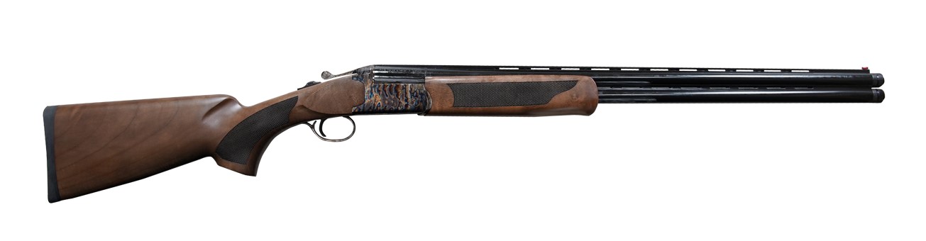 POINTER ACRIUS 12GA 28″ B/A O/U BLUED HEAT TEMPERING WALNUT