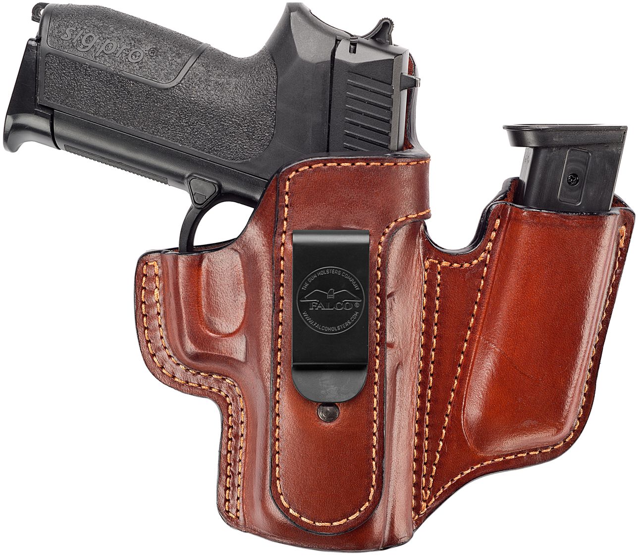 Leather AIWB Holster w Mag Pouch