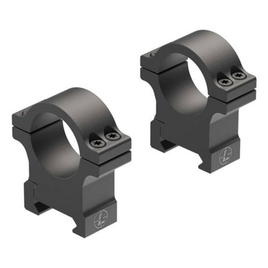 Leupold Open Range Cross Slot 1" High Rings Matte Black