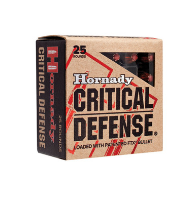 Hornady 38spl 110gr FTX Critical Defense