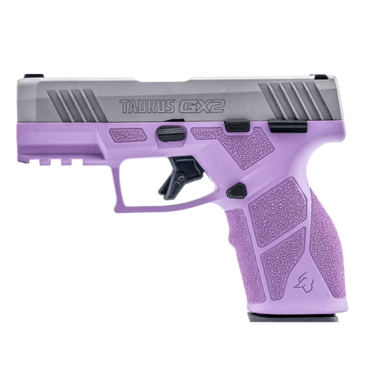 Taurus GX2 3.38" 9MM Pistol W/ (2)13rd Mags, Light Purple/SS