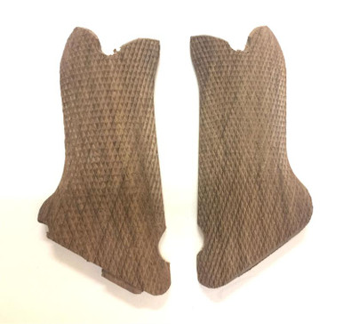 Luger Checkered Wood Grips