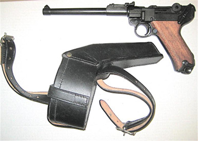 Luger Snail Drum Holster, Black
