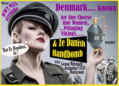 M23 Danish Hand Bomb (German #342d Handgranate)