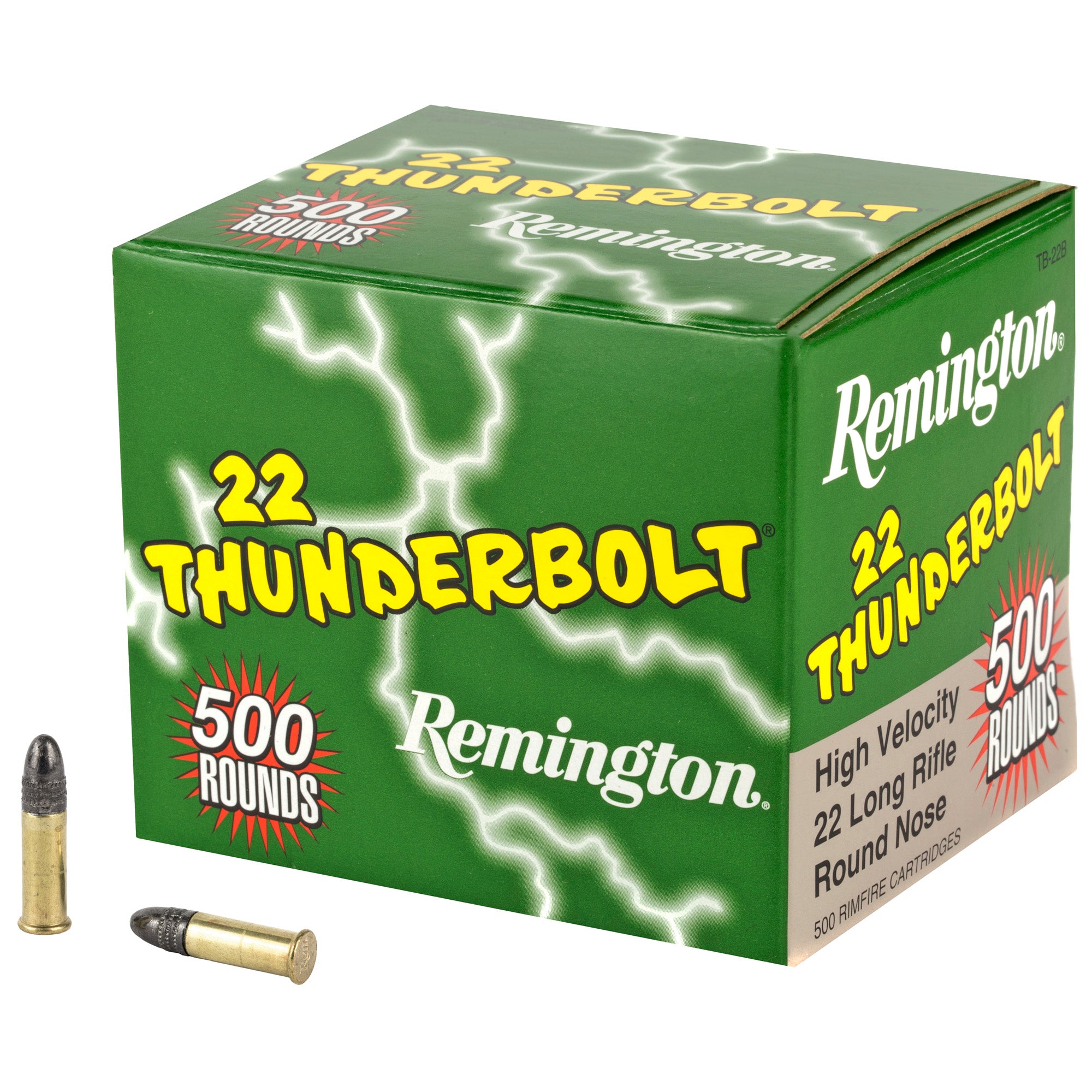 Remington Thunderbolt 22 LR 40 Grain Round Nose Hi-Velocity 1255 FPS