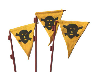 German WW2 Mine Flags (Set of 3)