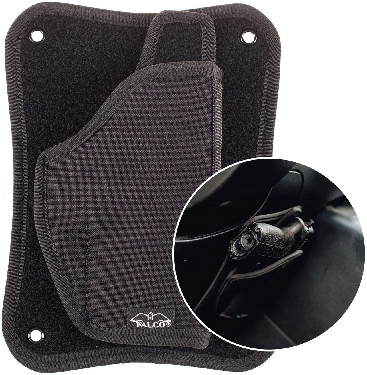 Nylon Car Holster Setup