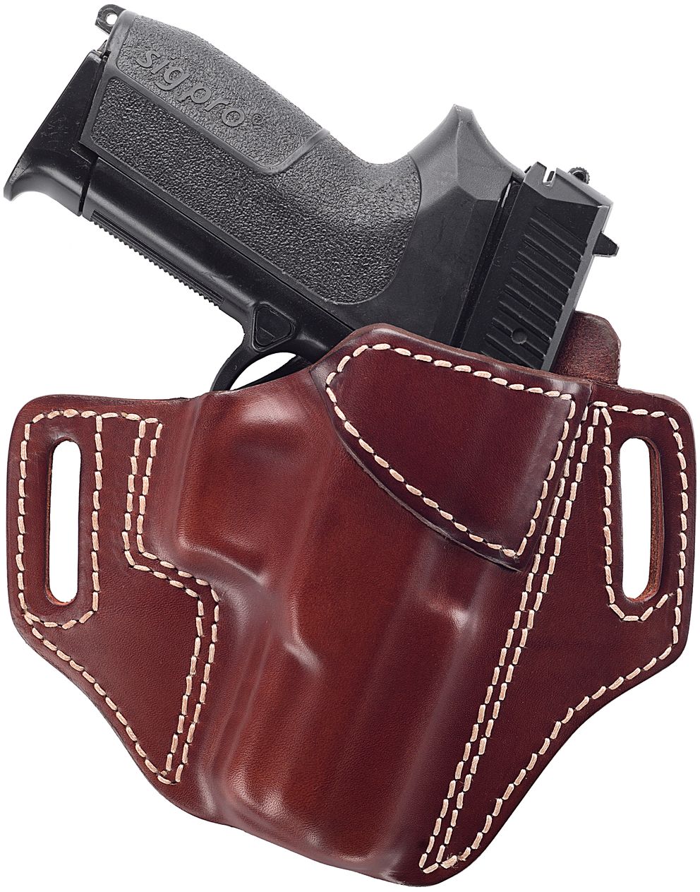 Leather Open Top Holster - Panther