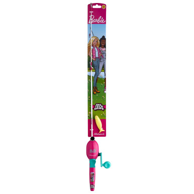 Shakespeare Mattel Barbie Beginner Spincast Fishing Combo