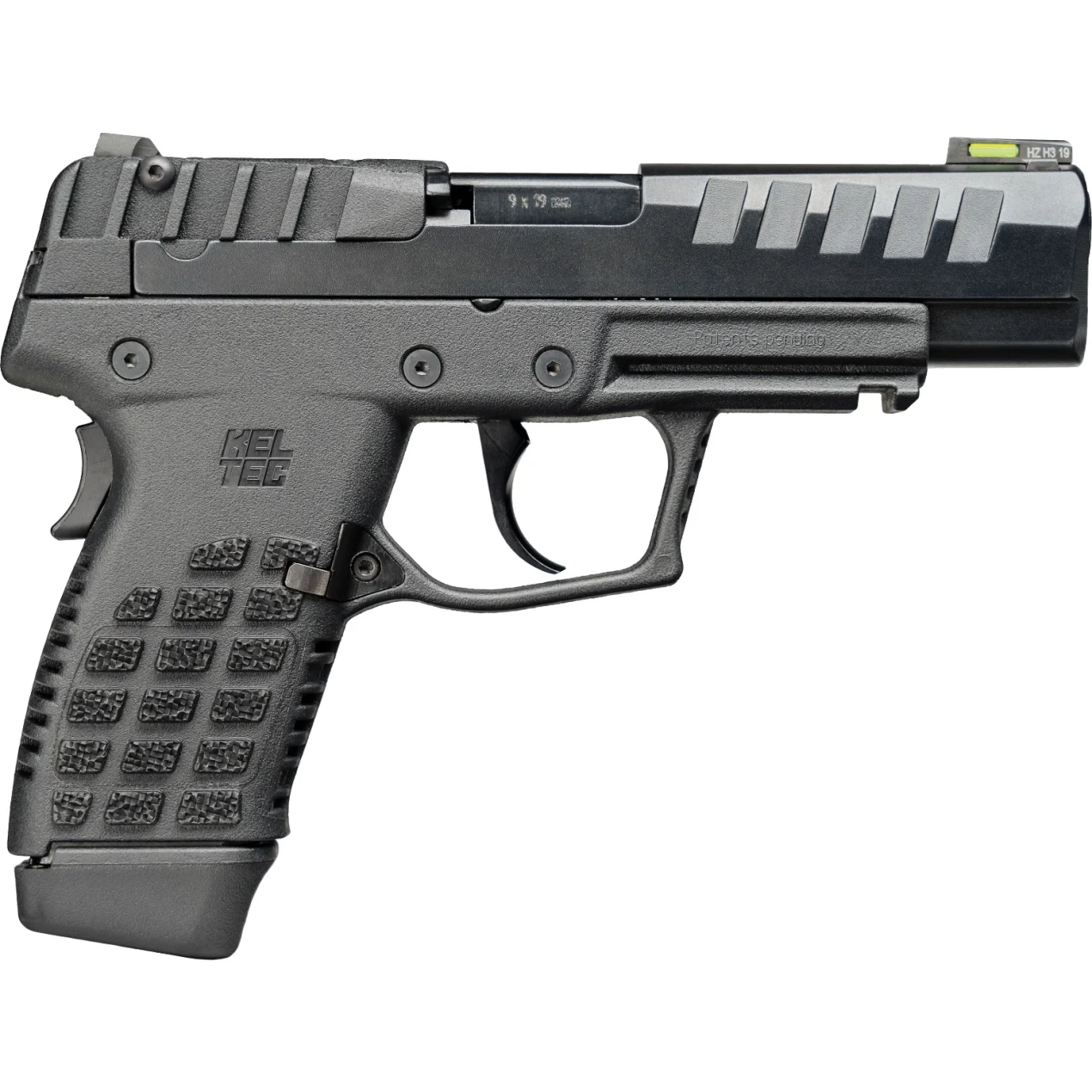 Kel-Tec, P15, Striker Fired, Semi-automatic, Polymer Frame Pistol, Compact, 9MM, 4″ Barrel