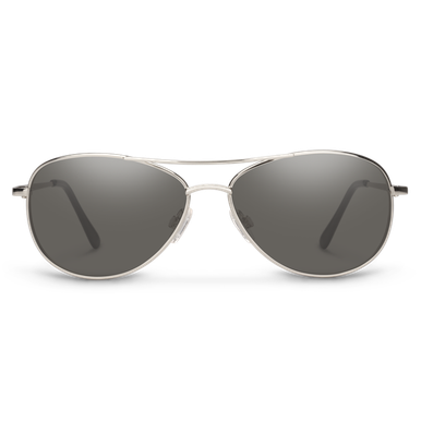 Suncloud Patrol Polarized Sunglasses - Silver/Polar Grey
