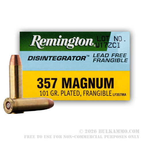 50 Rounds of .357 Mag Ammo by Remington - 100gr PF