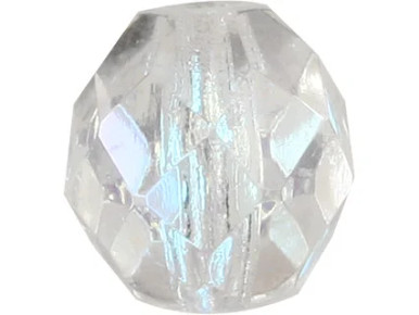 Top Brass 8 mm Crystal Glass Beads