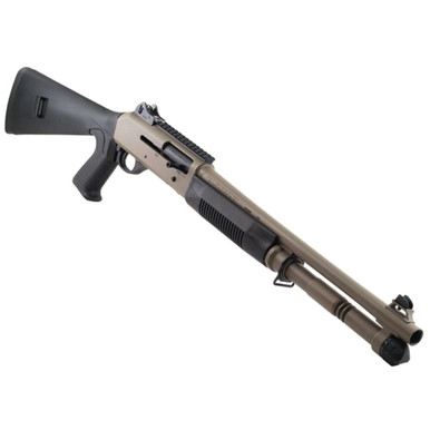 Benelli M4 Tacitcal 18.5 12ga 3" Chamber Pistol Grip Shotgun - FDE