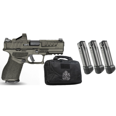 Springfield Echelon 4.0 Compact Gear Up 4" 9mm 18rd Handgun, OD Green