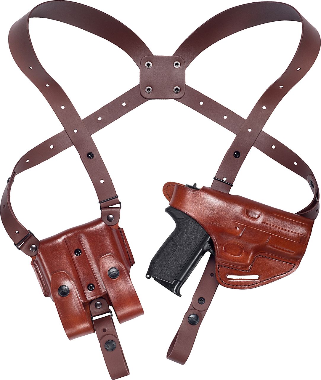 Leather Shoulder Holster System