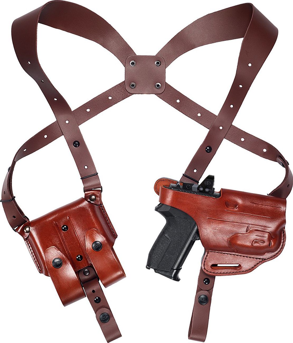 Leather Shoulder Holster System (Light/Laser & Red Dot)