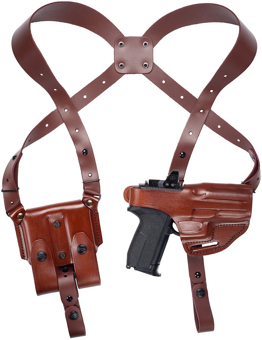Leather Shoulder Holster System (Red Dot)