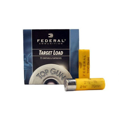Federal 20ga 2.75" 2.5DE 7/8oz #8 Top Gun Ammunition, 25 Round Box
