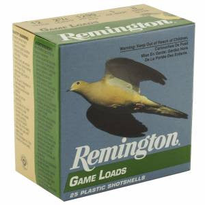 Remington Ammunition GL128 Lead Game Loads12 Gauge 2.75 1 oz 8 Shot 25 Bx/ 10 Cs