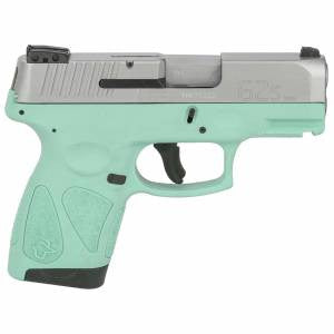 Taurus 1G2S939C G2S9mm Luger 3.26 7+1 Cyan Stainless Steel Cyan Polymer Grip