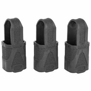 Magpul MAG003-BLK Original Magpul9mm Subgun Black Rubber 3 Per Pack