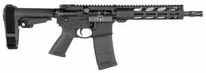 Ruger 8570 AR-5565.56x45mm NATO 10.50 30+1 Black Hard Coat Anodized SBA3 Pistol Brace Stock Black Polymer Grip