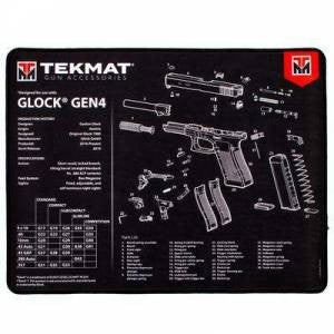 TekMat TEKR20GLOCKG4 Ultra Premium Cleaning MatGlock Gen4 Parts Diagram 15 x 20