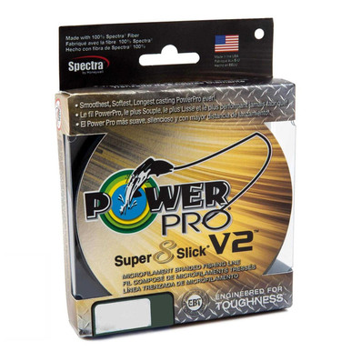 PowerPro Super Slick V2 Braided Fishing Line – 20 lb / 150 yd