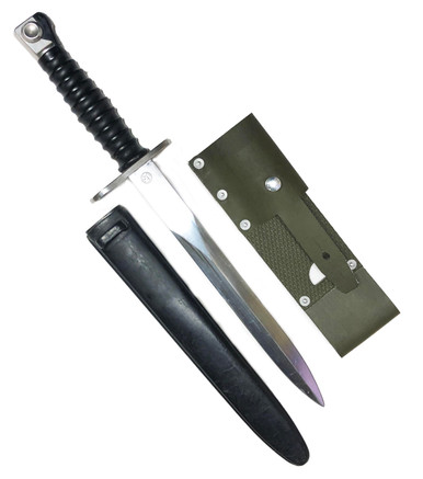 Swiss M1957 Stg-57 Rifle Bayonet & Scabbard & Frog